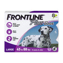 Frontline Plus Large Dog Flea & Tick Control 8 Doses